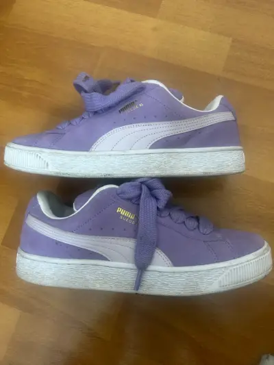 Zapatillas Puma Suede  moradas - miniatura 2
