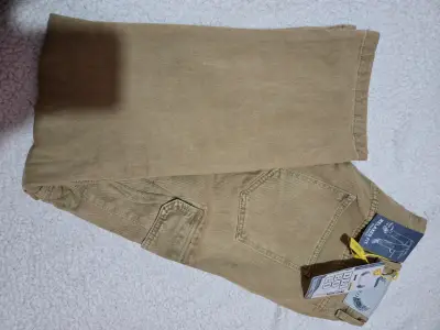 Jeans de mezclilla con diseño desgastado para mujer - miniatura 3