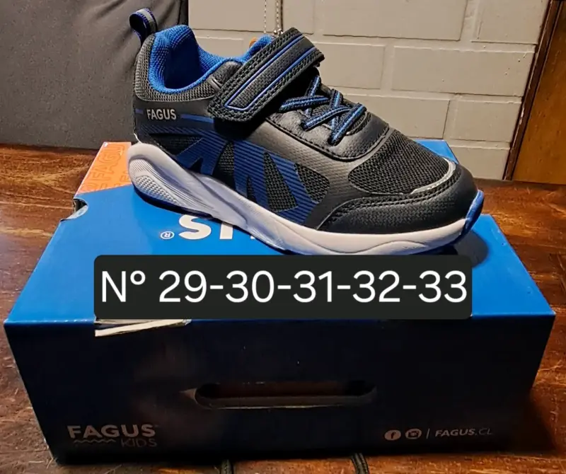 Zapatillas deportivas para niños Fagus azul