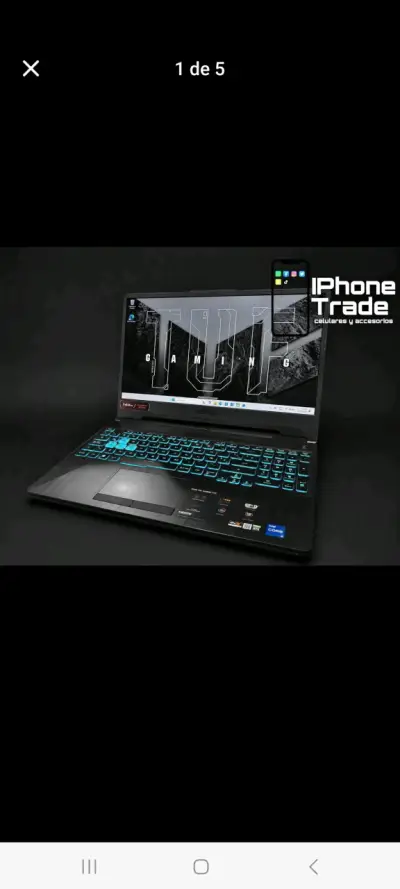 Noteboo ASUS TUF Gaming con teclado retroiluminado - miniatura 6