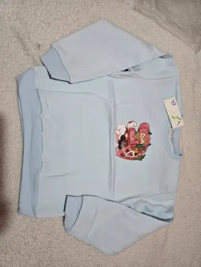 Polerón infantil de algodón con estampado divertido - miniatura 3