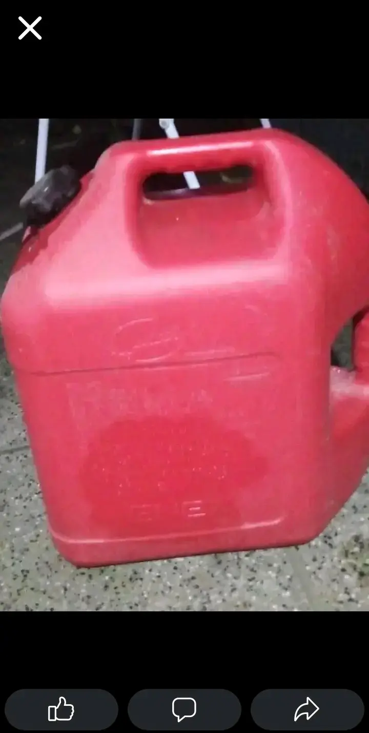 Bidón de gasolina rojo 20L con tapa segura - 2
