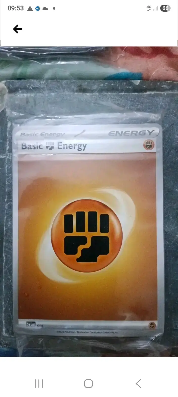 Carta de Energía Básica Pokémon - 1