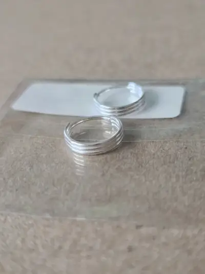 Argollas de plata - miniatura 1