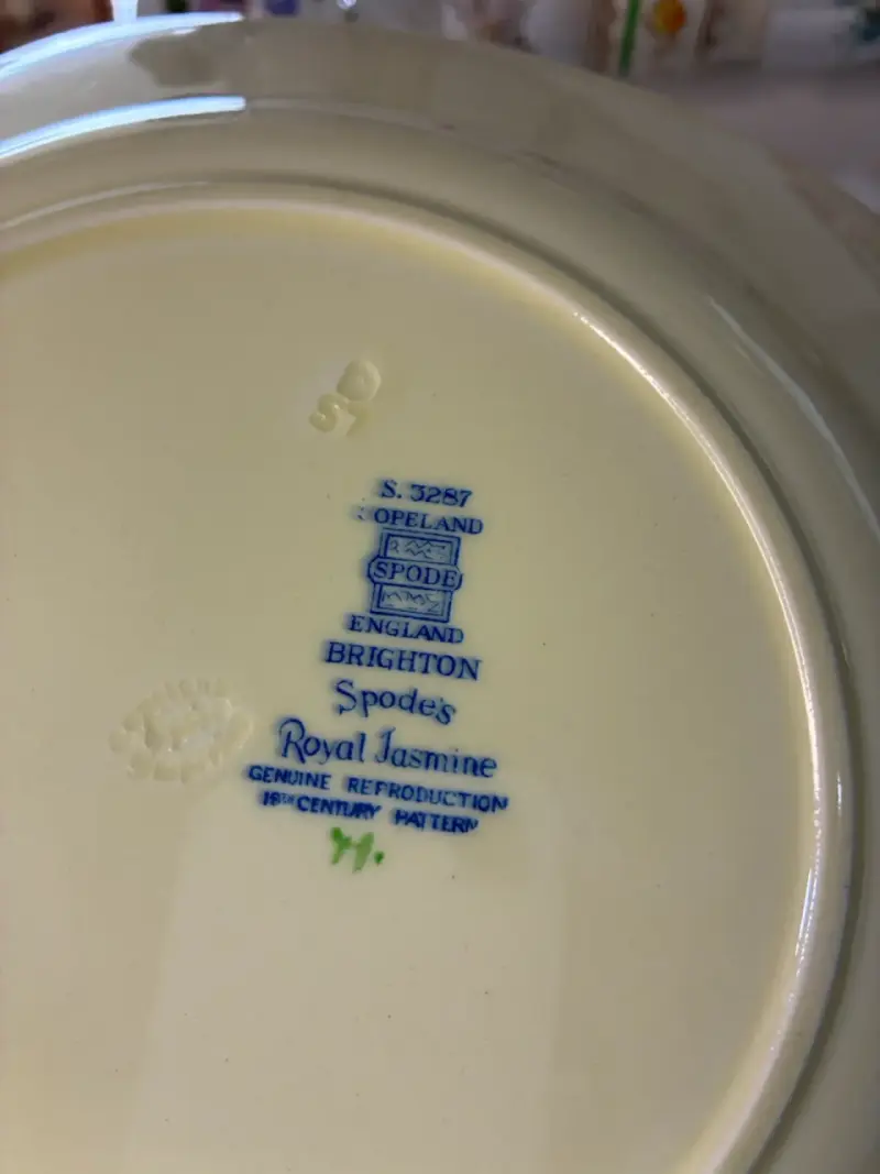 Plato decorativo cuadrado Spode Royal Jasmine - 3