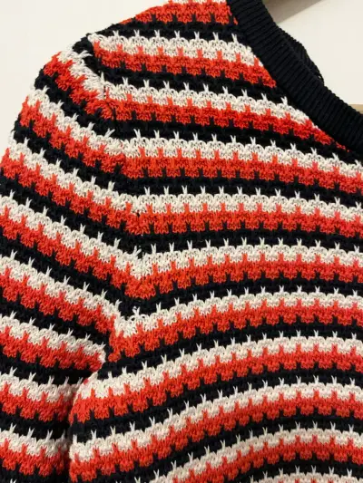 Suéter de rayas multicolor para mujer - miniatura 3