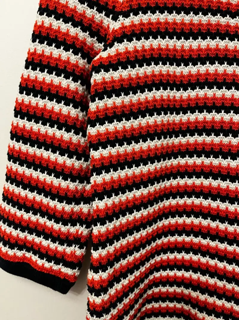 Suéter de rayas multicolor para mujer - 4