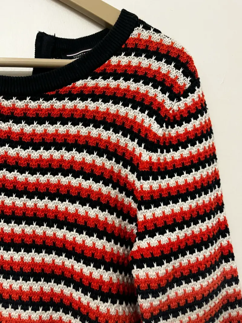 Suéter de rayas multicolor para mujer - 5