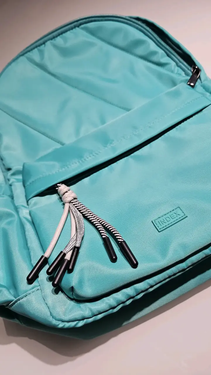 Mochila turquesa para notebook Index - 3