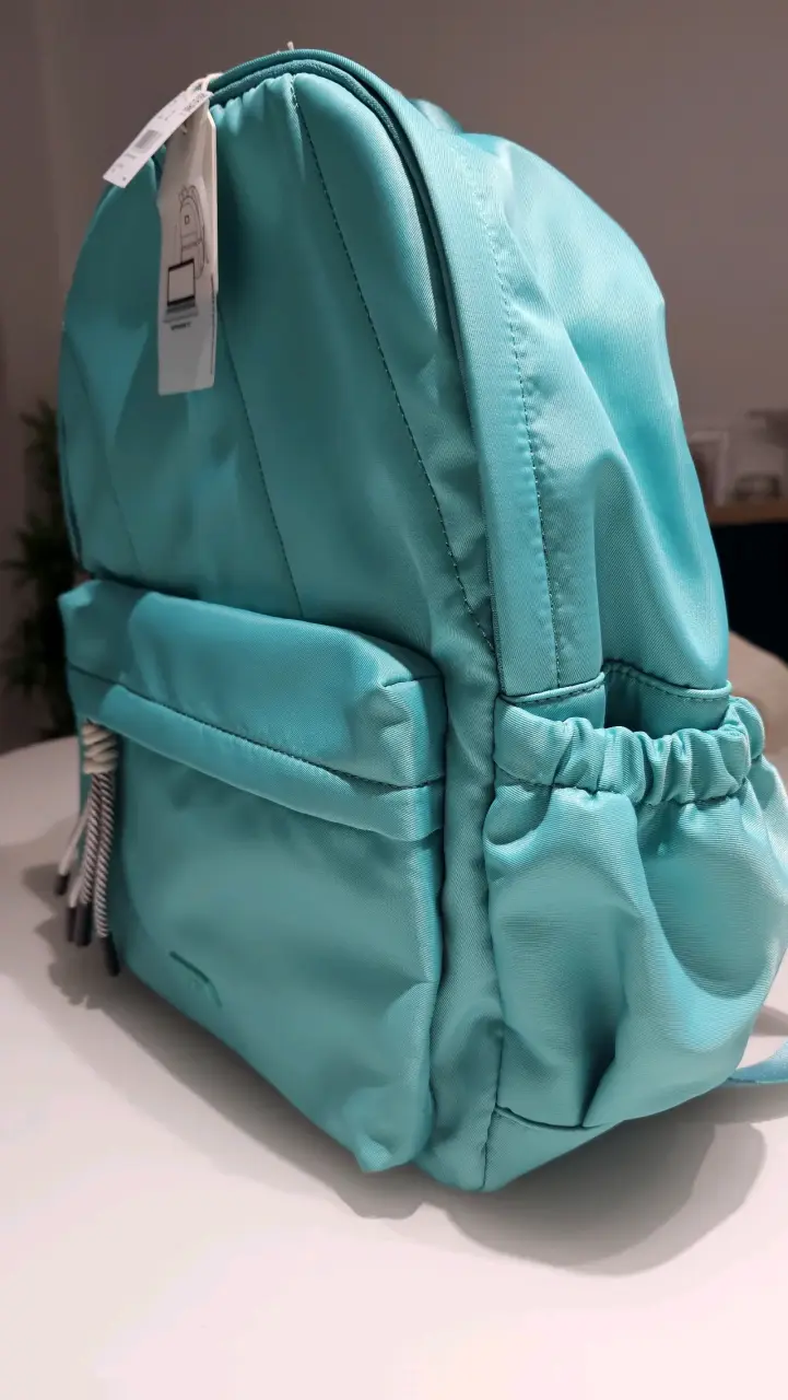 Mochila turquesa para notebook Index - 4