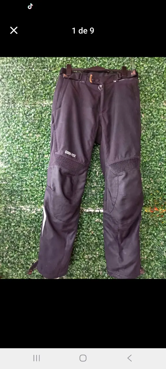 Pantalones de moto Bikers Gore-Tex negros - 1