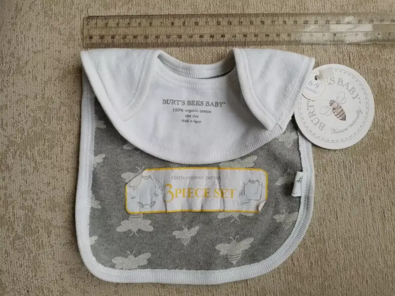 Set de ropa para bebé Burt's Bees Baby 3 piezas - 4