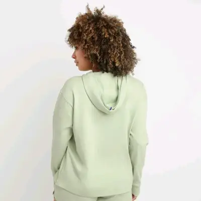 Polerón con capucha verde Champion para mujer - miniatura 2
