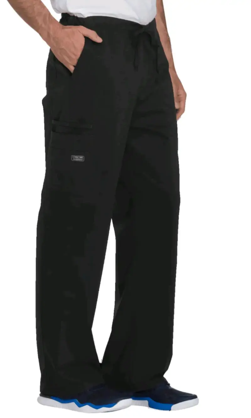 Pantalones médicos negros para hombre Cherokee