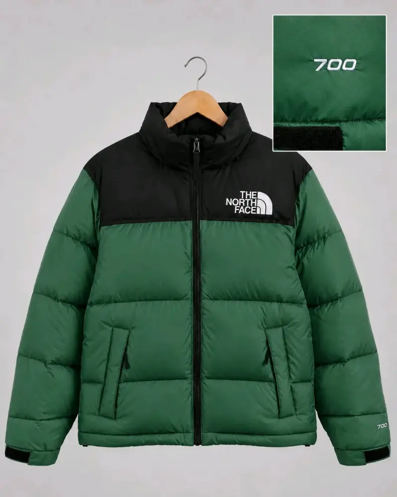 Chaqueta TNF 700 verde y negra
