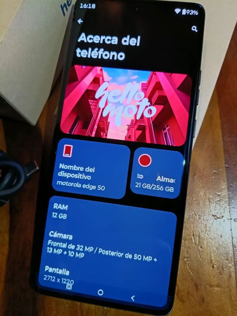 Moto Edge 50 5G 12gb 256gb - 3