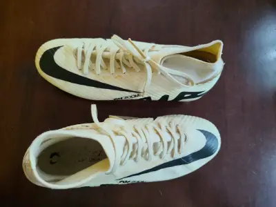 Botines de fútbol Nike Zoom blancos - miniatura 2