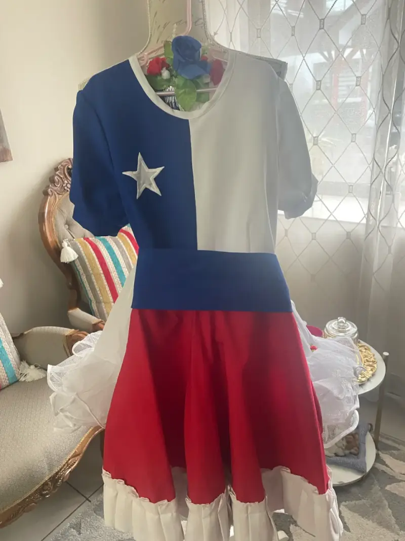 Traje de huasa chilena para niña - 2