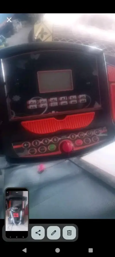 Caminadora eléctrica plegable con pantalla digital - miniatura 2