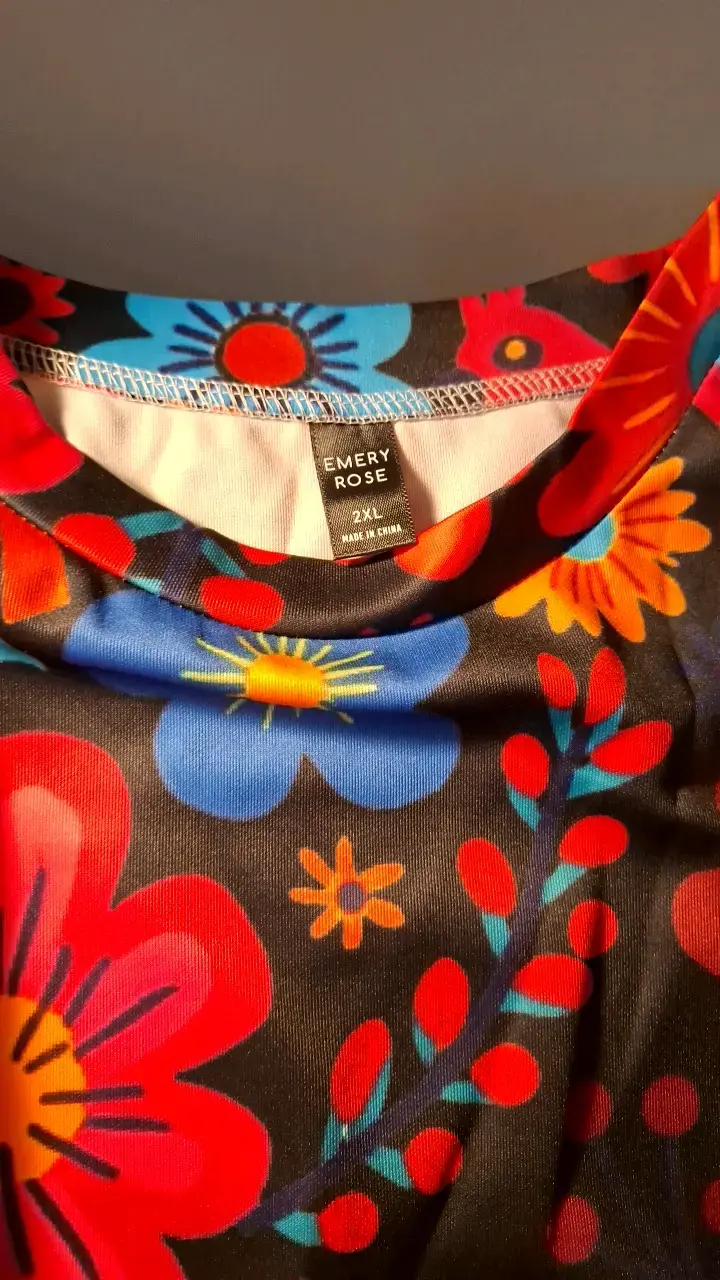 Polera floral multicolor Emery Rose - 2