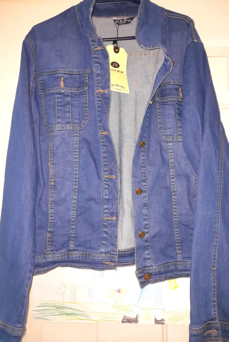 Chaqueta de mezclilla azul JA & JE