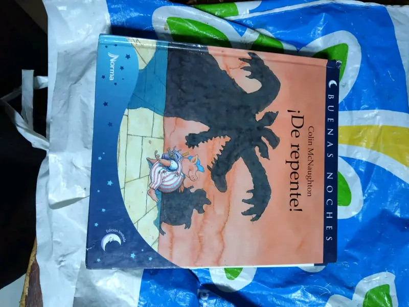 Libro infantil '¡De repente!' de Colin McNaughton