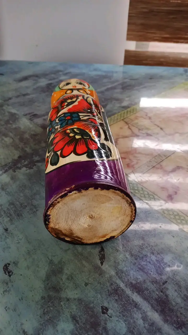 Muñeca Matrioska Rusa Pintada a Mano - 3