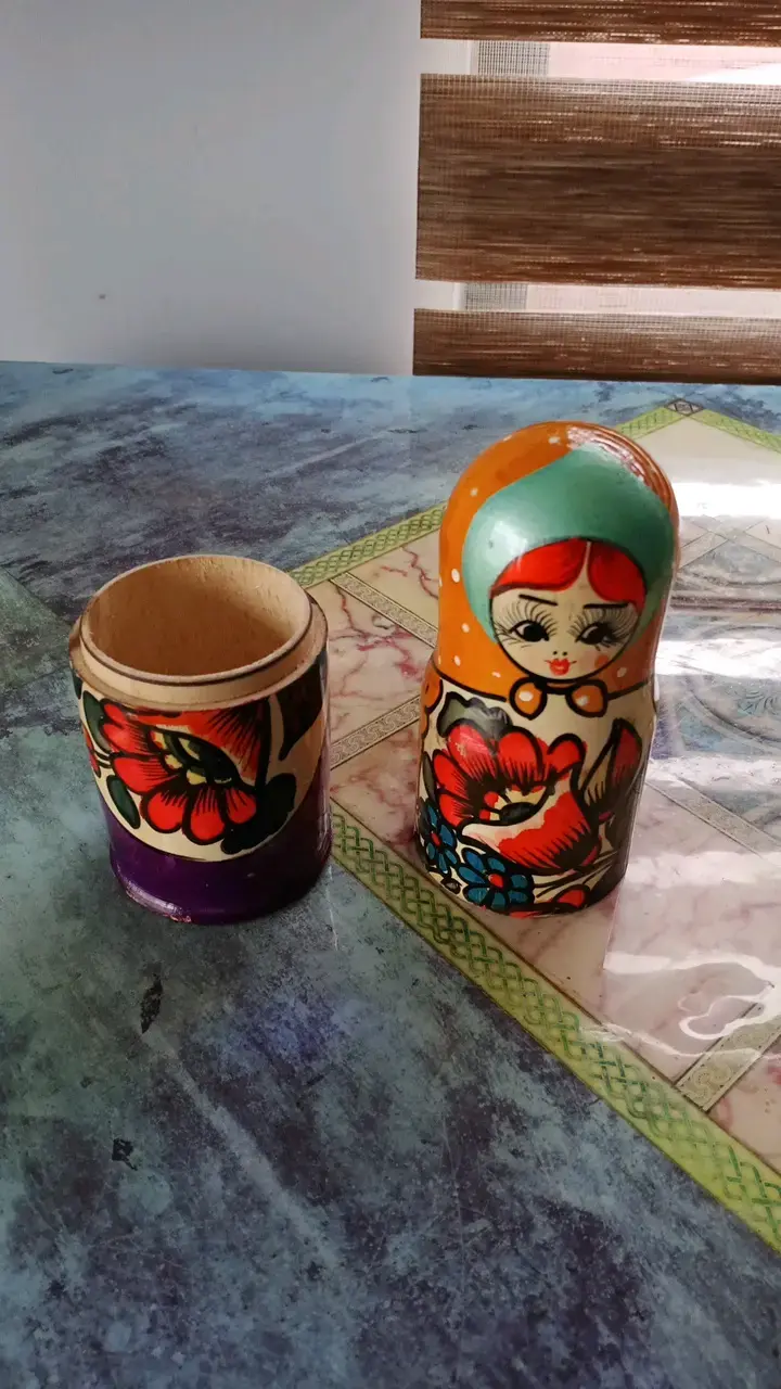 Muñeca Matrioska Rusa Pintada a Mano - 4