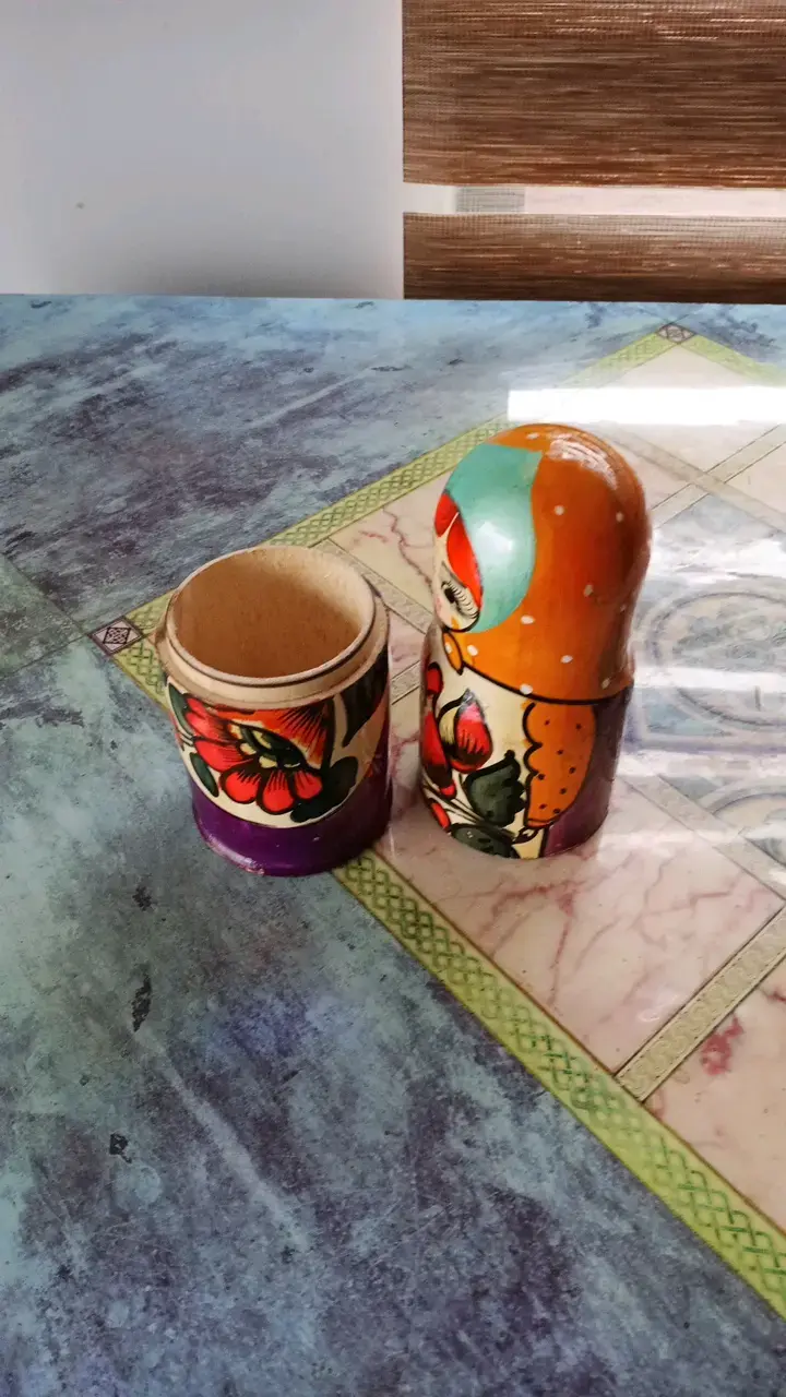 Muñeca Matrioska Rusa Pintada a Mano - 6