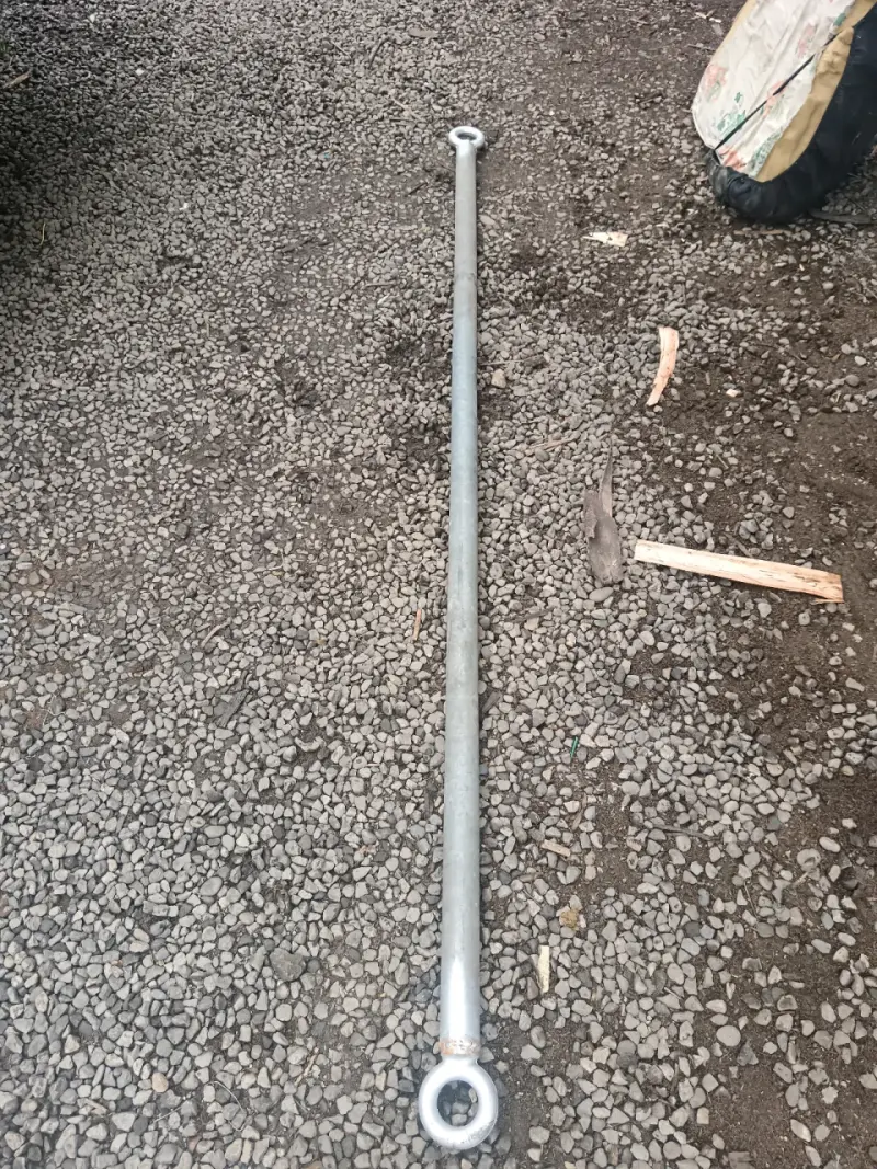 Barra de remolque de acero galvanizado - 1