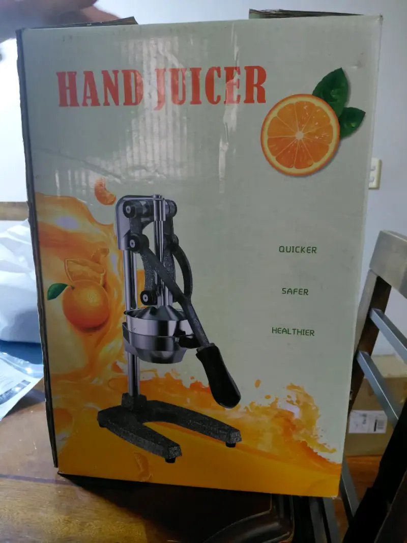Exprimidor manual de acero inoxidable - 1