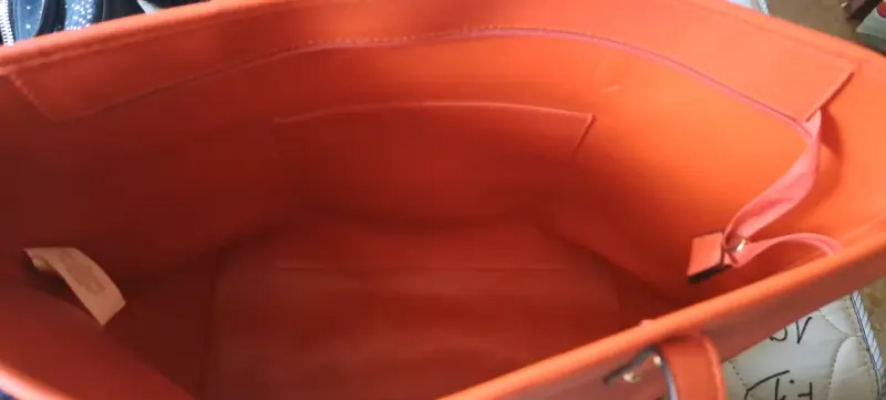 Bolso tote grande rojo elegante - 4