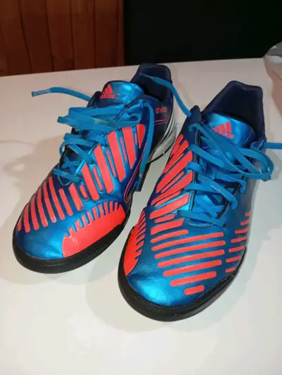Zapatillas de Fútbol Adidas Predator Azul #42 Rojo - miniatura 1