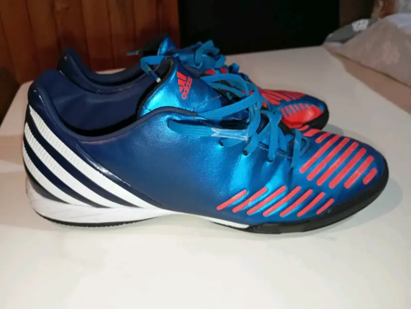Zapatillas de Fútbol Adidas Predator Azul #42 Rojo - 6