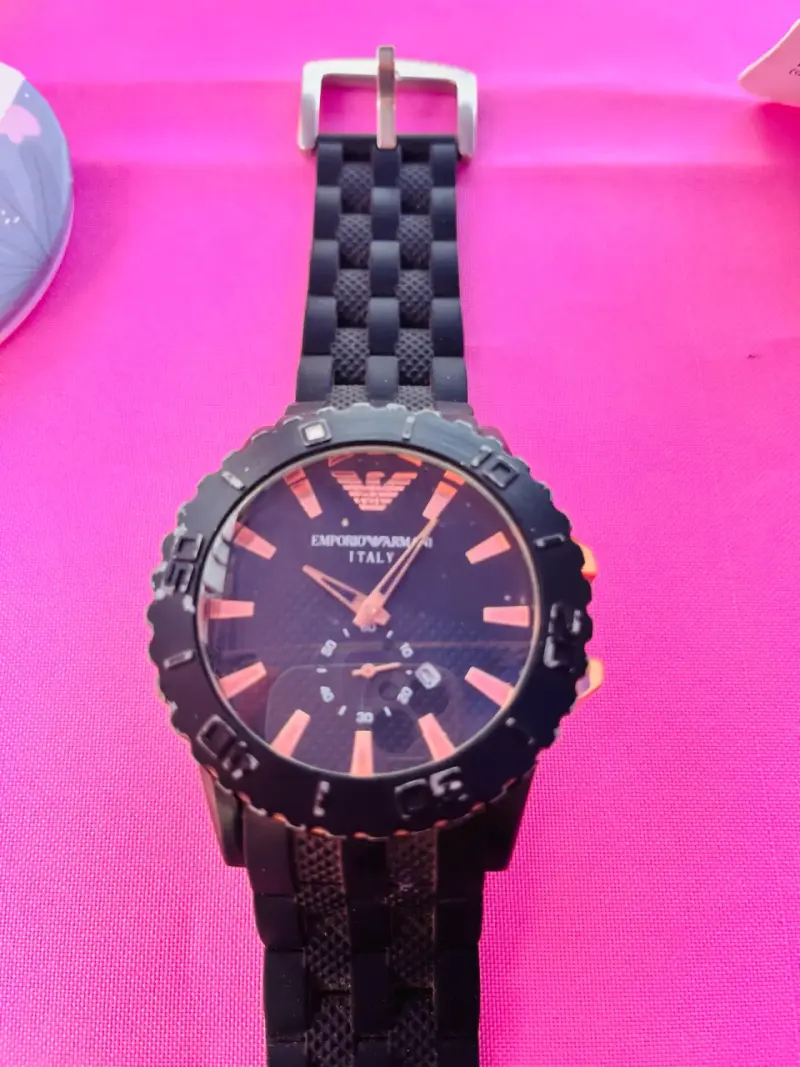 Reloj Emporio Armani Italia Negro Deportivo - 2