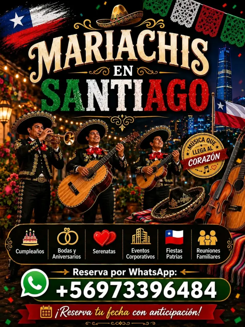 Mariachis a domicilio en Santiago para eventos - 2