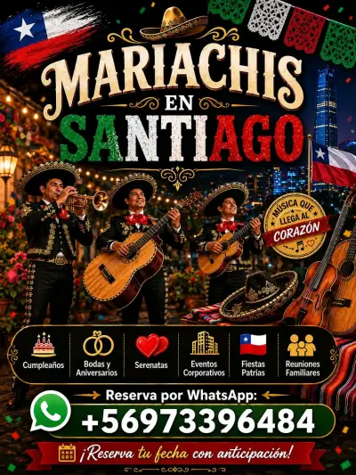 Mariachis a domicilio en Santiago para eventos - miniatura 2