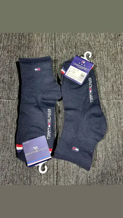 Calcetines Tommy Hilfiger para hombre en azul y blanco - miniatura 1