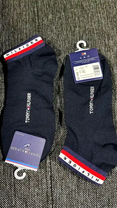 Calcetines Tommy Hilfiger para hombre en azul y blanco - miniatura 2