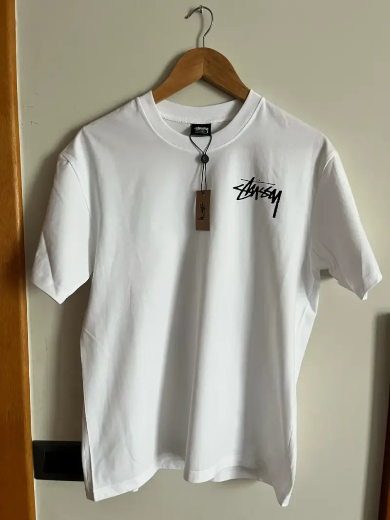 Polera blanca Stussy - 1