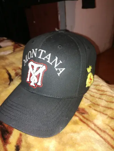 Gorra negra Tony Montana bordada - miniatura 1