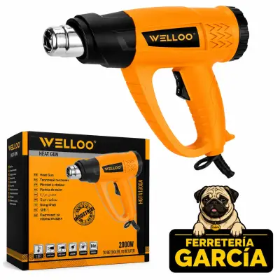 Pistola de Calor Welloo 2000W Industrial - miniatura 1