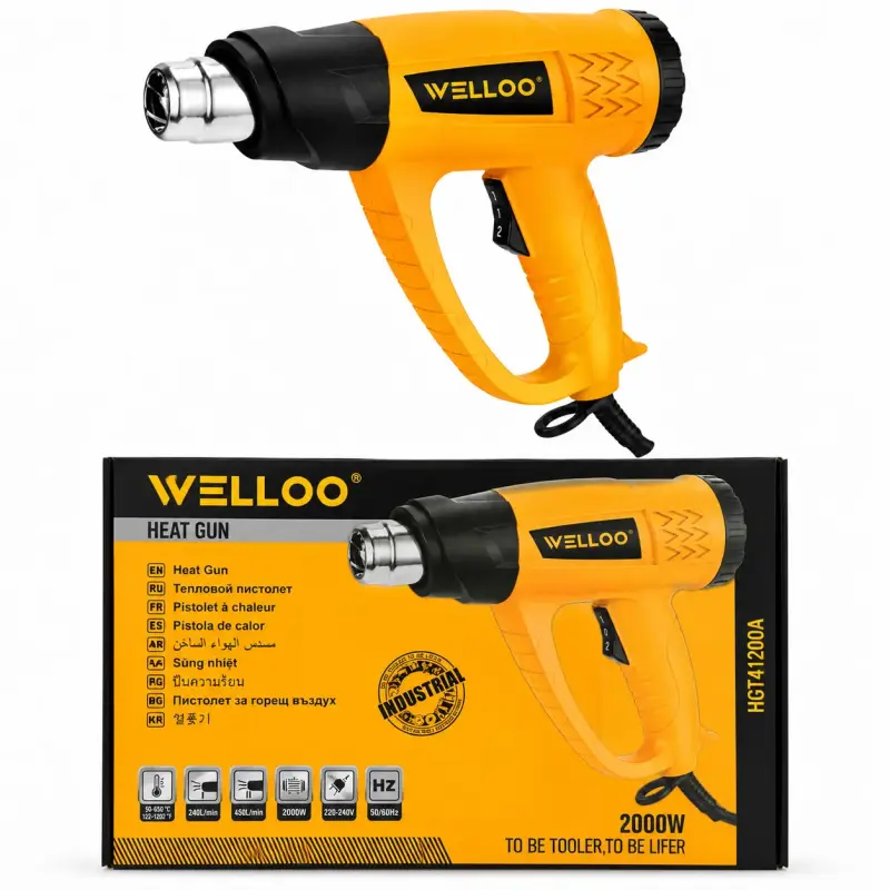 Pistola de Calor Welloo 2000W Industrial - 2