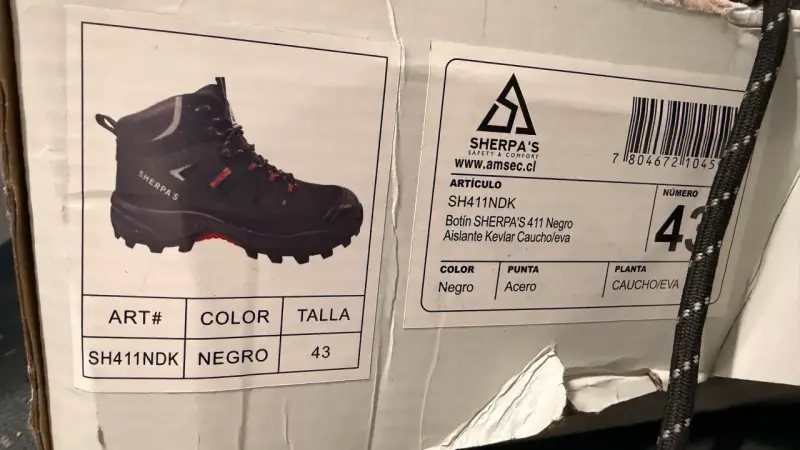 Botas de montaña Sherpa's negras con Kevlar - 3