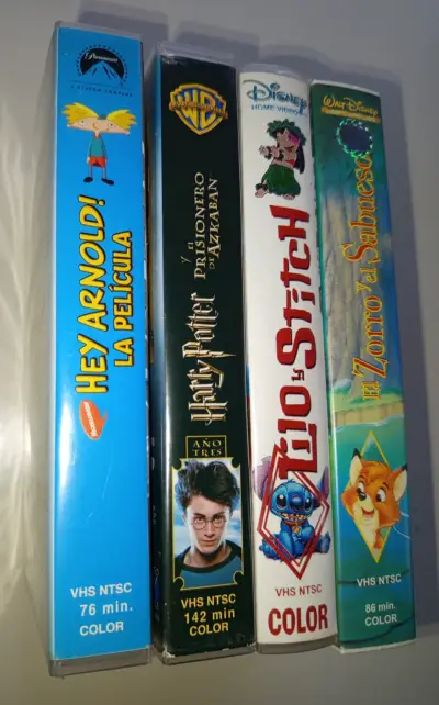 Colección (4)Películas VHS Hey Arnold, Harry Pot - miniatura 3