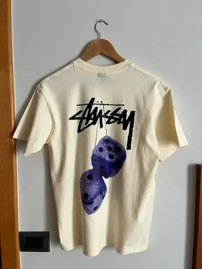 Polera Stussy beige - miniatura 2