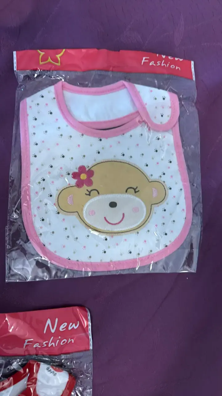 Baberos para bebé con diseño de frutas y animales - 3