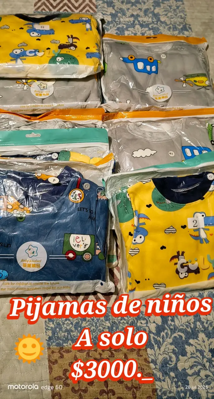 Pijamas de niños con diseños divertidos