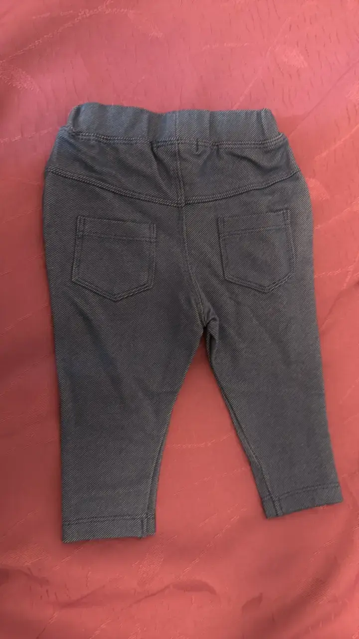 Pantalones calza de bebé grisazul oscuro - 2