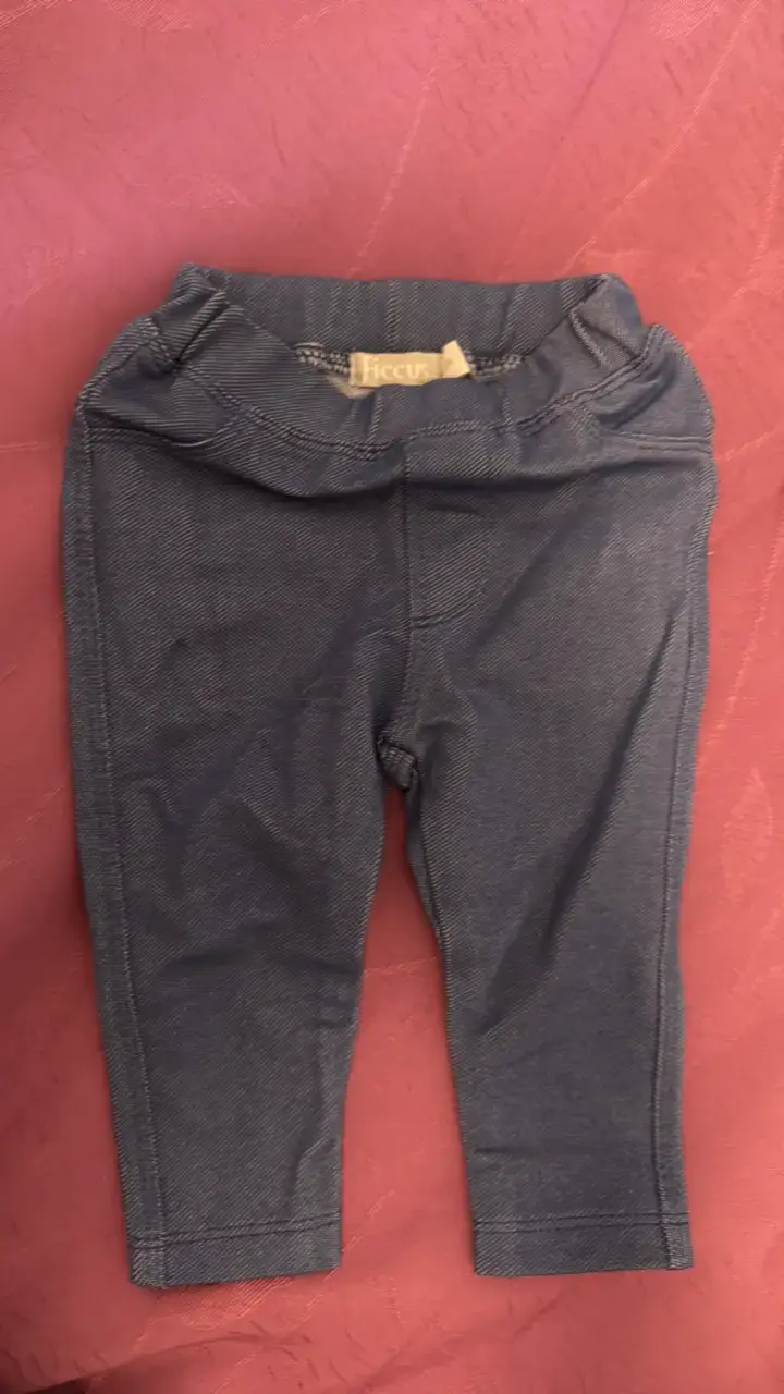 Pantalones calza de bebé grisazul oscuro - 3
